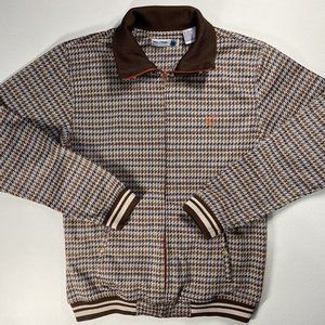 Paul Frank Brown Cotton Long Sleeve Full Zip Sweater Men's Size M Super 8 Y2K